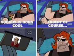 Nobody is born cool meme #3