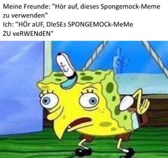 Verspottender Spongebob meme #3