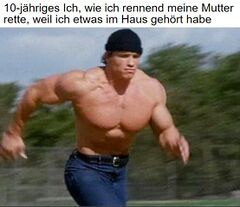 Rennender Arnold Schwarzenegger meme #4