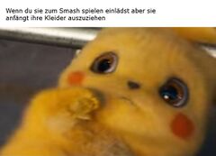 Der kauernde Detektiv Pikachu meme #1