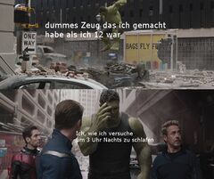 Der bereuende Hulk meme #2